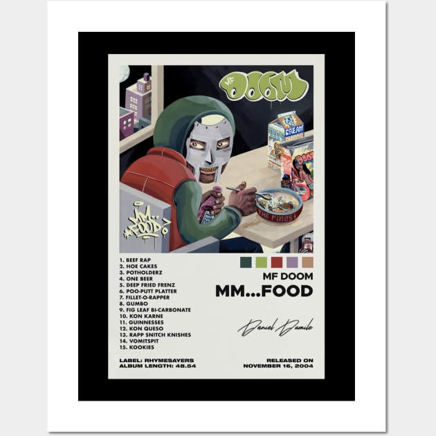 The Illest Villain MF DOOM Forever Wall Art by Crazy Frog GREEN